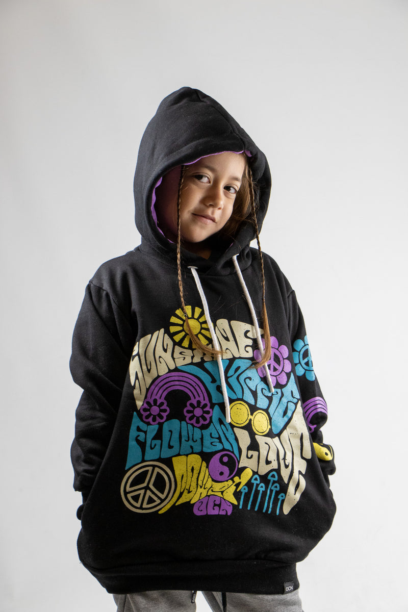 Buzo Ocn De KIDS Lola Negro 154 Oversize