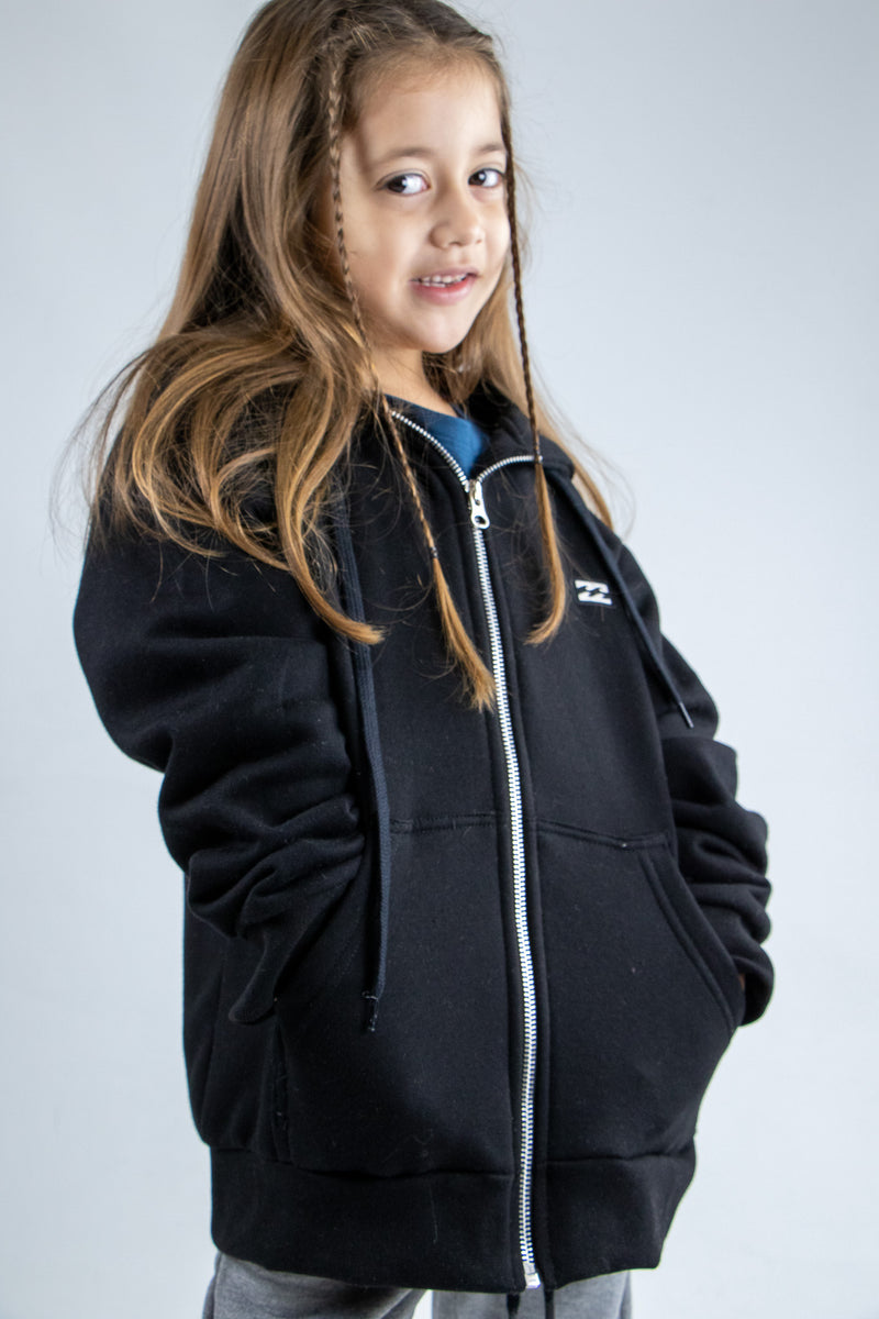 Campera Billabong Core Zip Hood Boys Negro