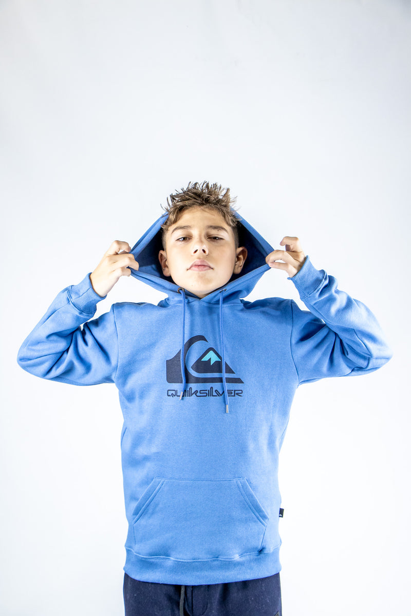 Buzo Quiksilver KIDS Canguro Big Logo Azul