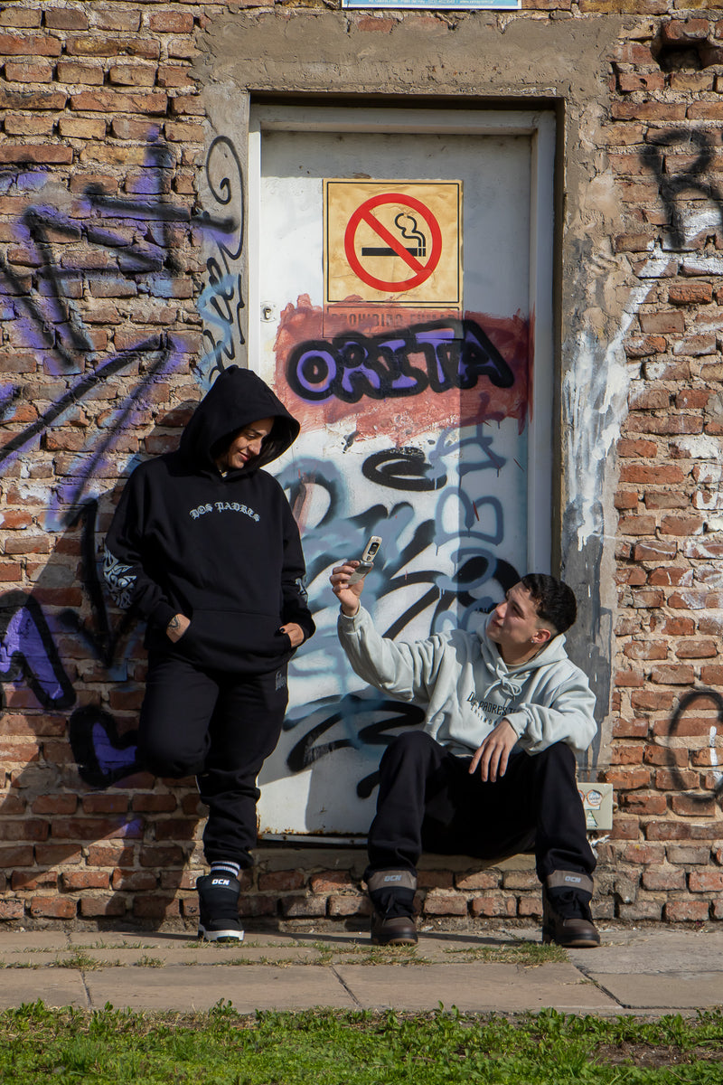 Buzo Dos Padres M Oversize Negro 3H