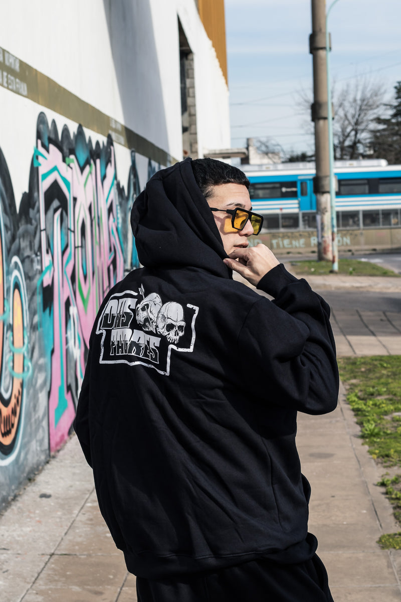 Buzo Dos Padres H Regular Negro 6015H Unisex