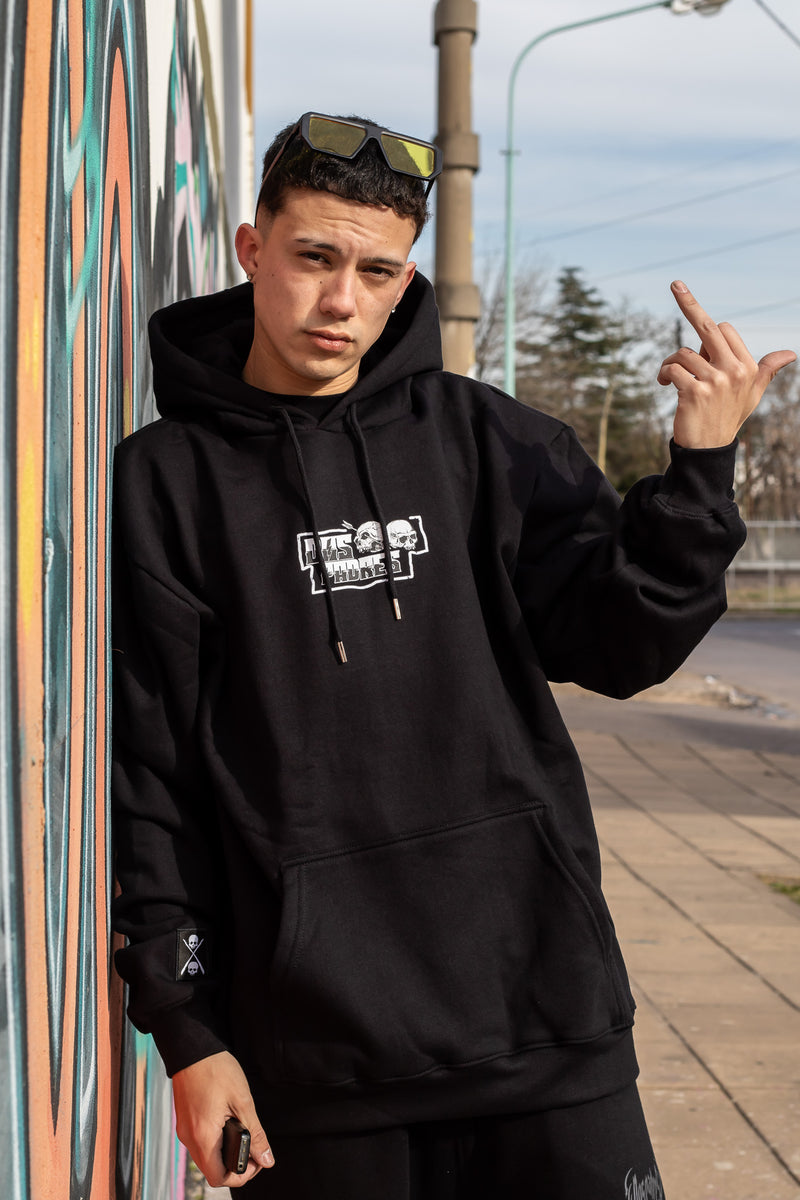 Buzo Dos Padres H Regular Negro 6015H Unisex