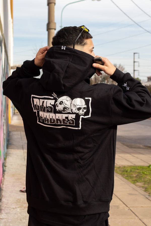 Buzo Dos Padres H Regular Negro 6015H Unisex