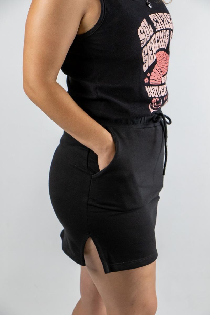 Pollera Ocn M Elly Negro