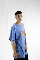 Remera Thrasher H T-Shirt Sucka Free Celeste