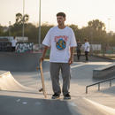 Remera Santa Cruz Boxy Out Blanco