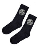 Medias Rip Curl Towell Negro/Blanco