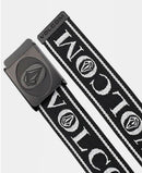 Cinto Volcom Stone Negro/Blanco
