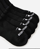 Medias Rip Curl 3/4 Caña Towell Brand Pack X5