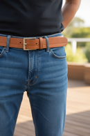 Cinto Rip Curl Double  Stitch Marron