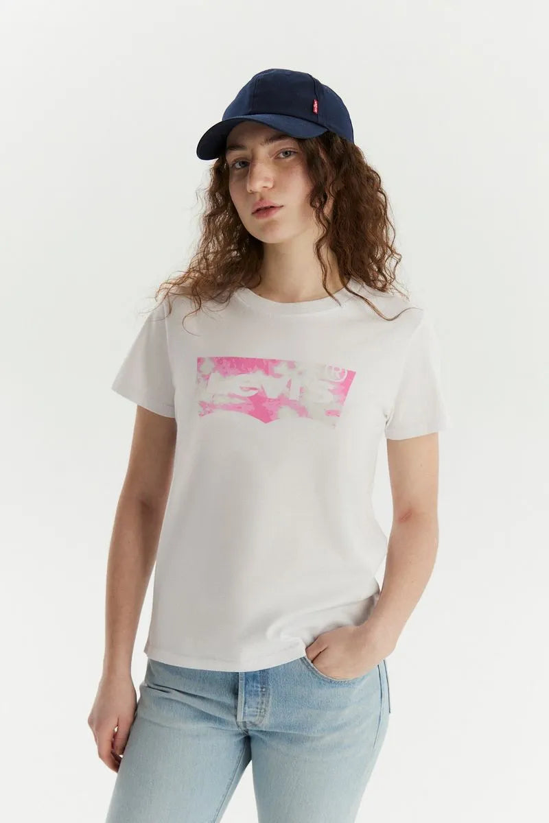 Remera Mujer Levis The Perfect Tee White