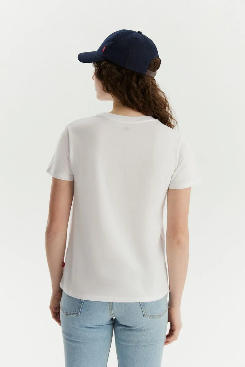 Remera Mujer Levis The Perfect Tee White