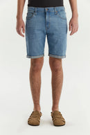 Bermuda Levis Slim Cot Off Celeste