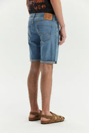 Bermuda Levis Slim Cot Off Celeste