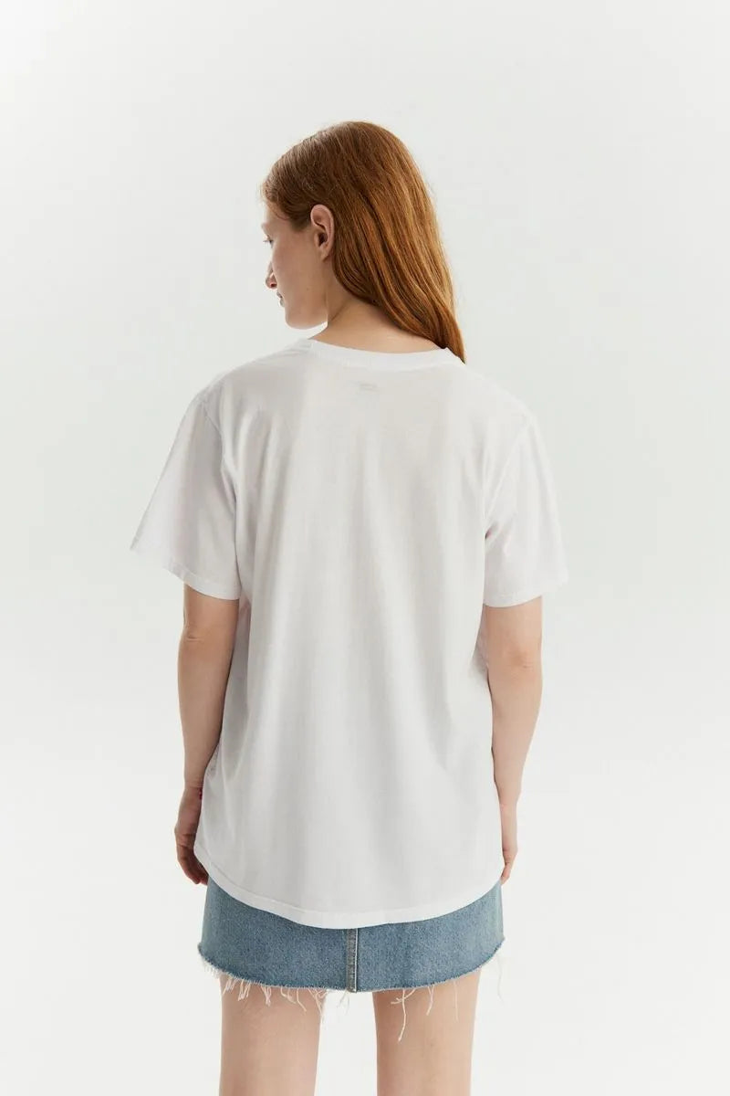 Remera Levis Mujer Graphic Jet Tee White