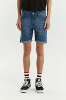 Bermuda Levis 511 Slim Cot Off Azul