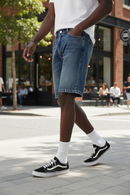 Bermuda Levis Relaxed Azul