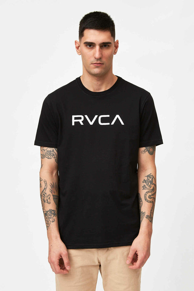 Remera Rvca Mid Tee Negro