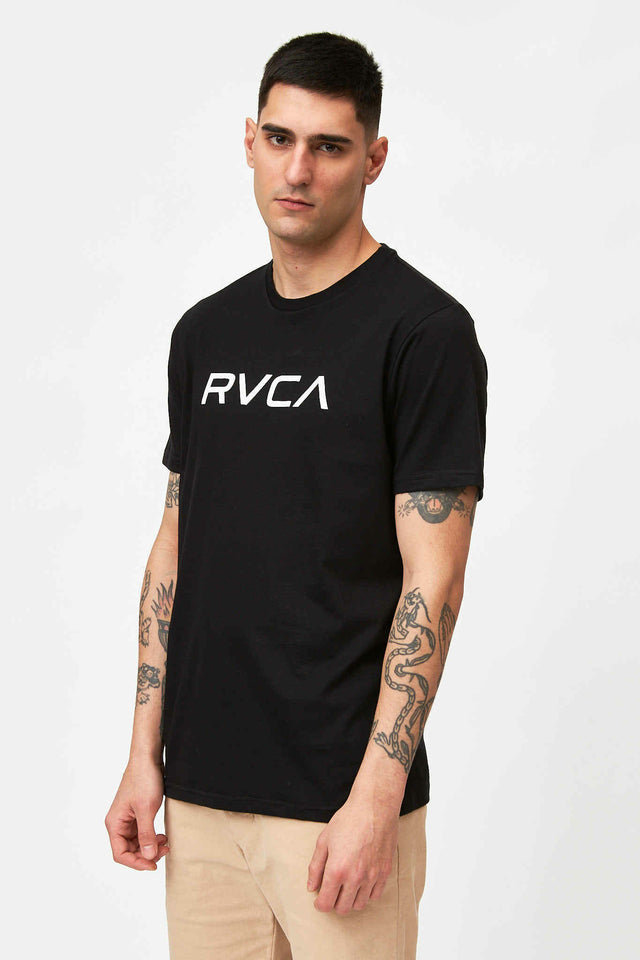 Remera Rvca Mid Tee Negro