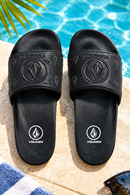Ojota Volcom  Slide Superstone Negro