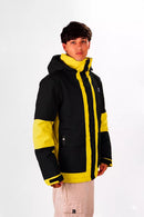 Campera de Nieve Ocn Snow Importado Negro/Amarillo