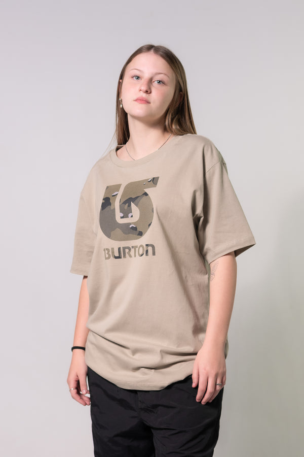 Remera Burton H Vertical Fill Cemento Unisex