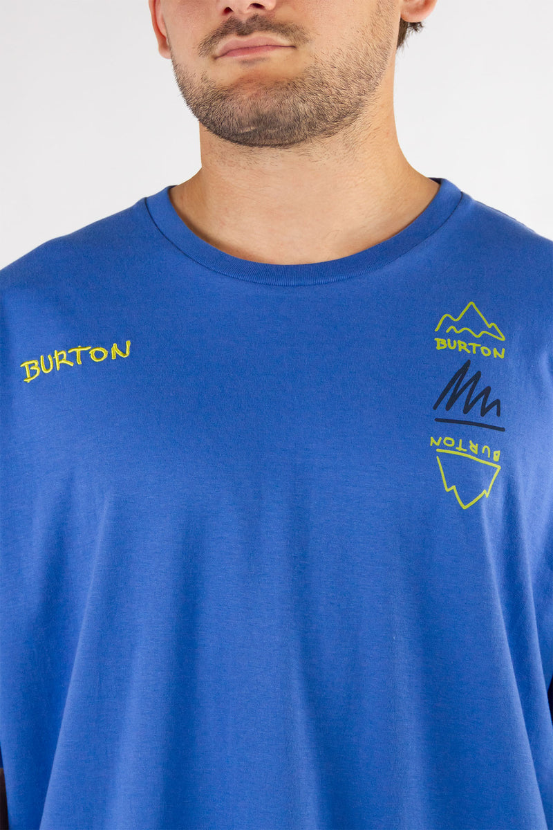 Remera Burton H Mistbow Blue