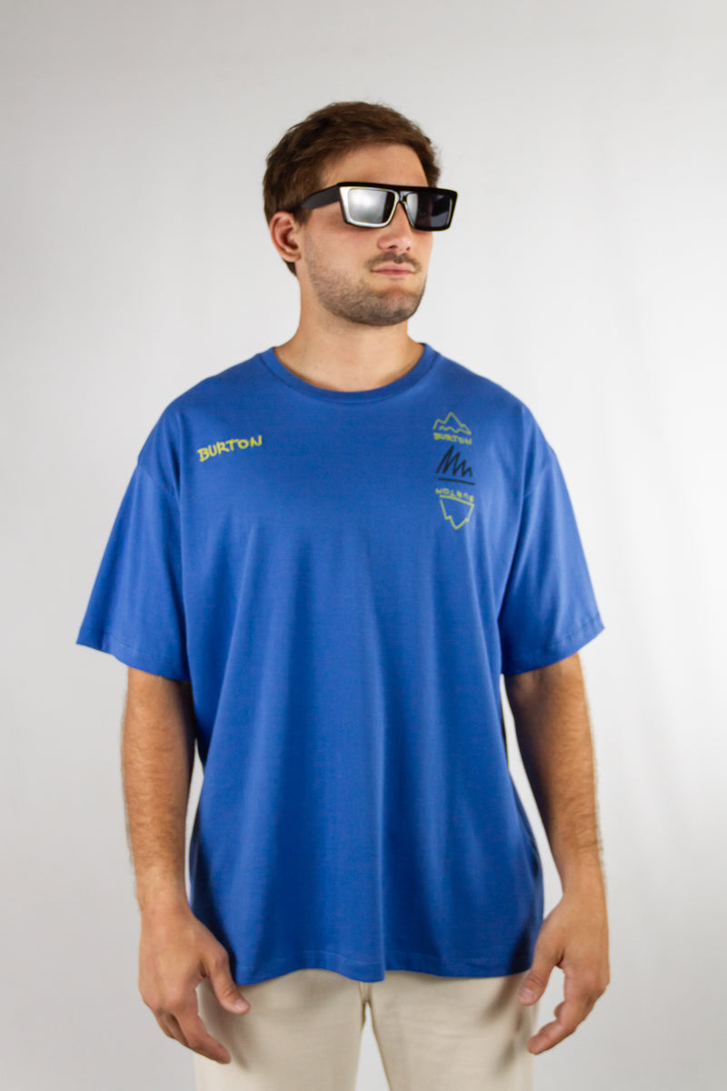 Remera Burton H Mistbow Blue