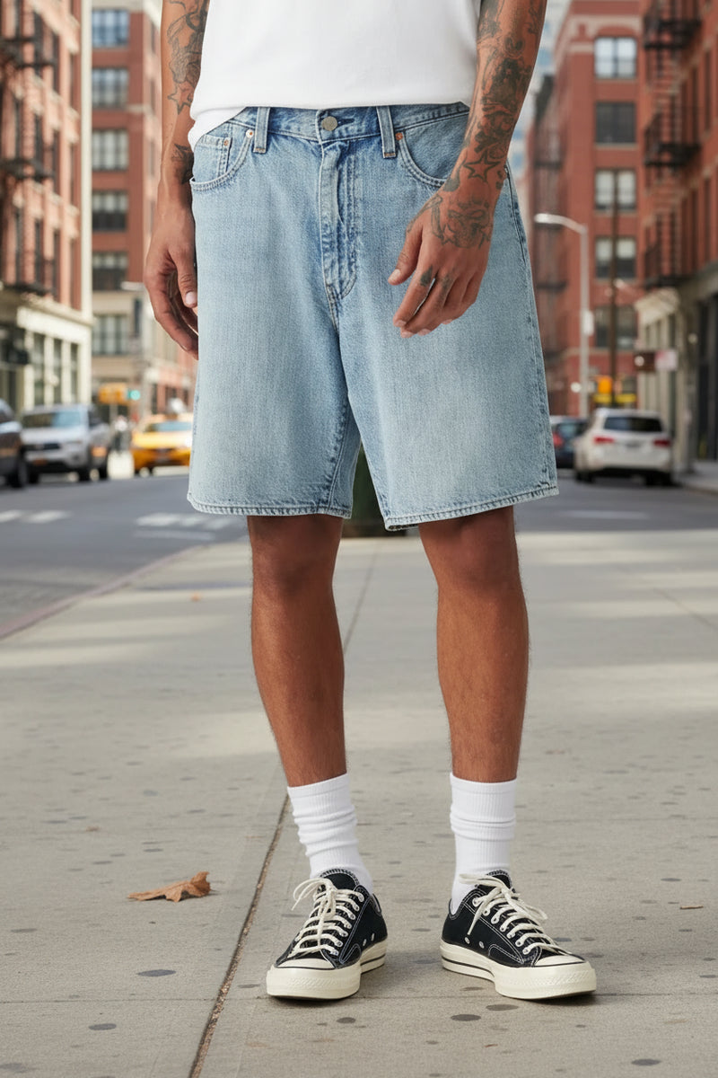 Bermuda Levis Loose Short Celeste