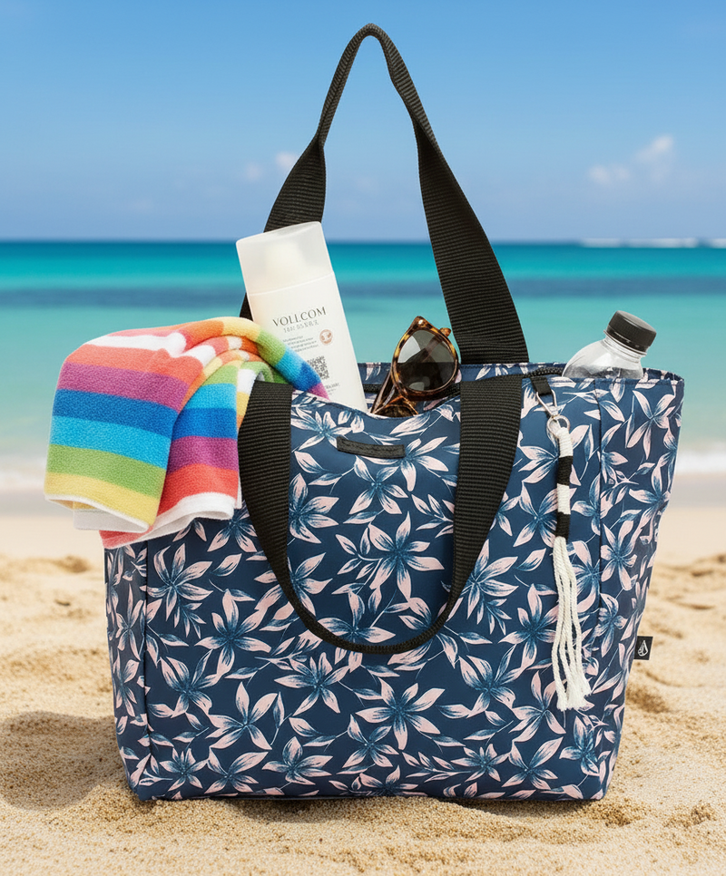 Bolso Volcom Tote Beach Azul