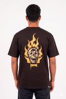 Remera Creature Meat Over Negro