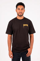 Remera Creature Meat Over Negro