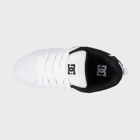 Zapatillas Dc Kids Court Graffik Ss Black White