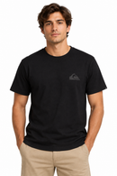 Remera Quiksilver Ev Mini Logo Negro