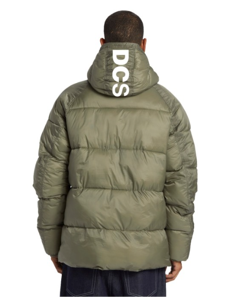 Campera Dc Hombre Cantera Puffer (Verde)