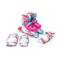 Rollers Stark Kids Extensible Lovely Rosa Kit Con Protecciones