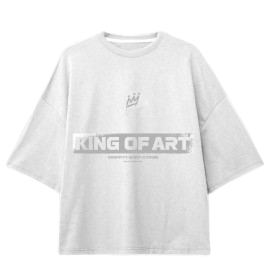 Remera King Of Art H Box Blanco 7020M