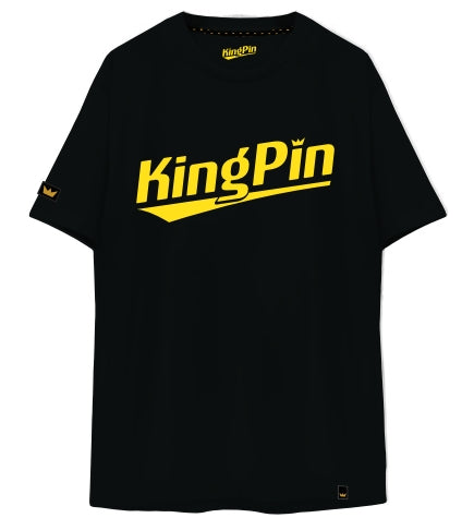 Remera Kingpin Regular Negro - Amarillo 7(B)