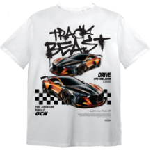 Remera Ocn Kids Racing Blanco 702V6