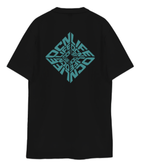 Remera Ocn Kids Premium Negro 701S6