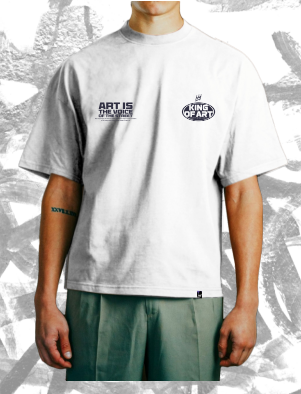 Remera King Of Art Austin Blanco 7027K