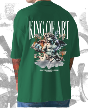 Remera King Of Art H Urban Shirt Verde 7E9L9