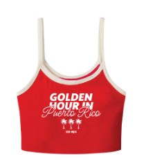 Musculosa Ocn M Terra Combinado Rojo/Blanco 7051G