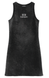 Vestido Ocn M Jane Negro 701O6