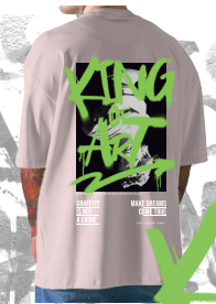 Remera King Of Art H Urban Shirt Perla 7M1F1