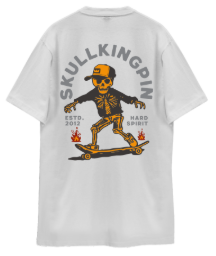 Remera Kingpin Kids Diseño Blanco 7023O