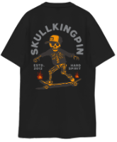 Remera Kingpin Kids Diseño Negro 7013O