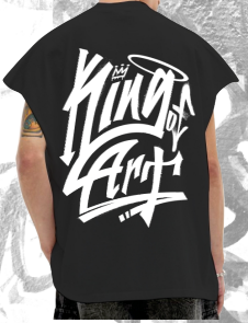 Musculosa King Of Art Mullet Negro N7010N