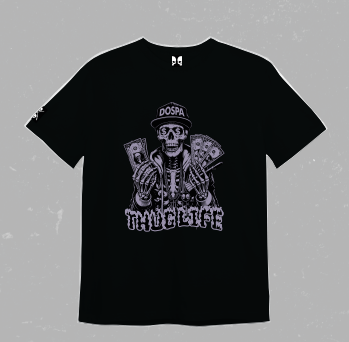 Remera Dos Padres Kids Negro