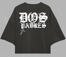 Remera Dos Padres Boxy Negro